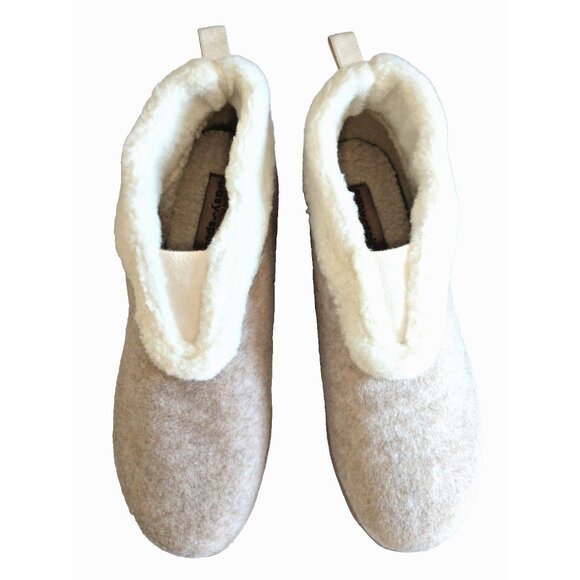 Easy Spirit Women's Slippers Faux Fur Lined Oatmeal Treefall2- 8M - Picture 3 of 8